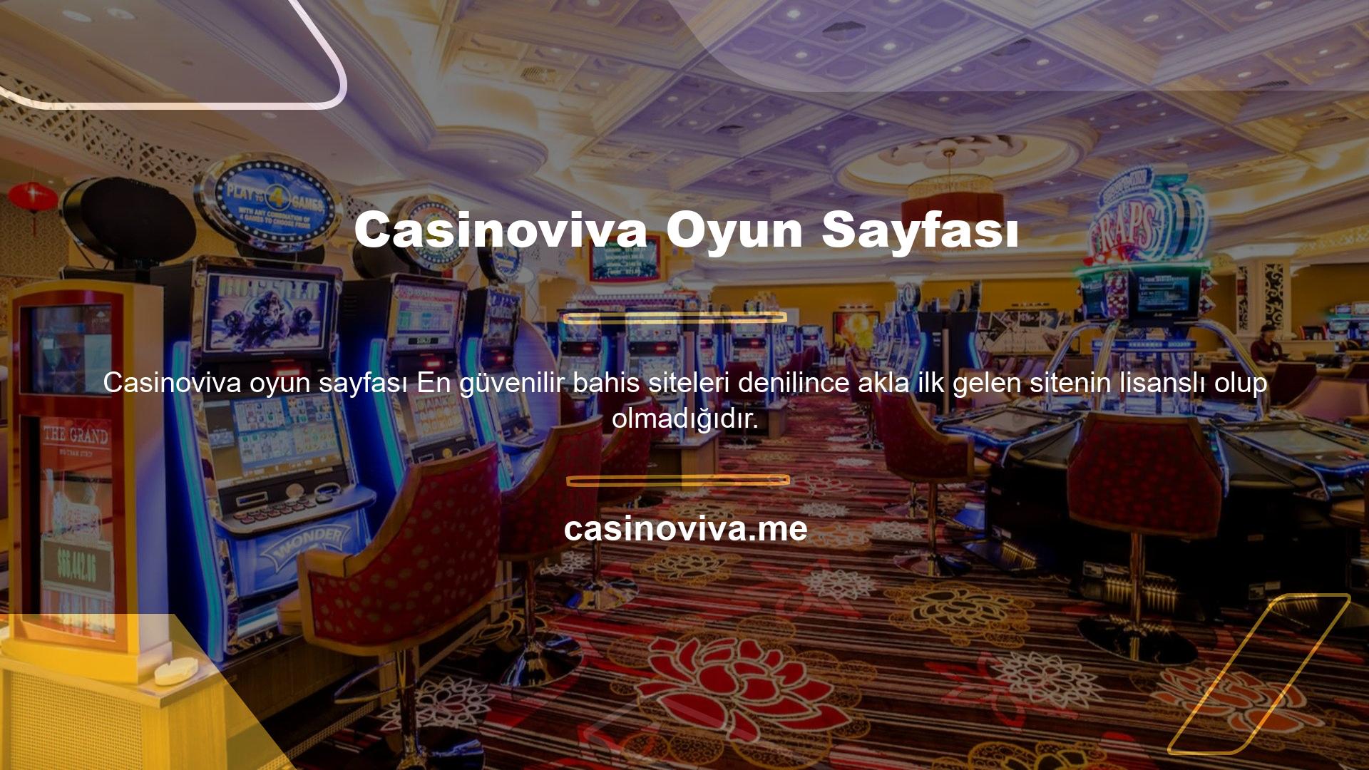 Casinoviva Oyun Sayfası