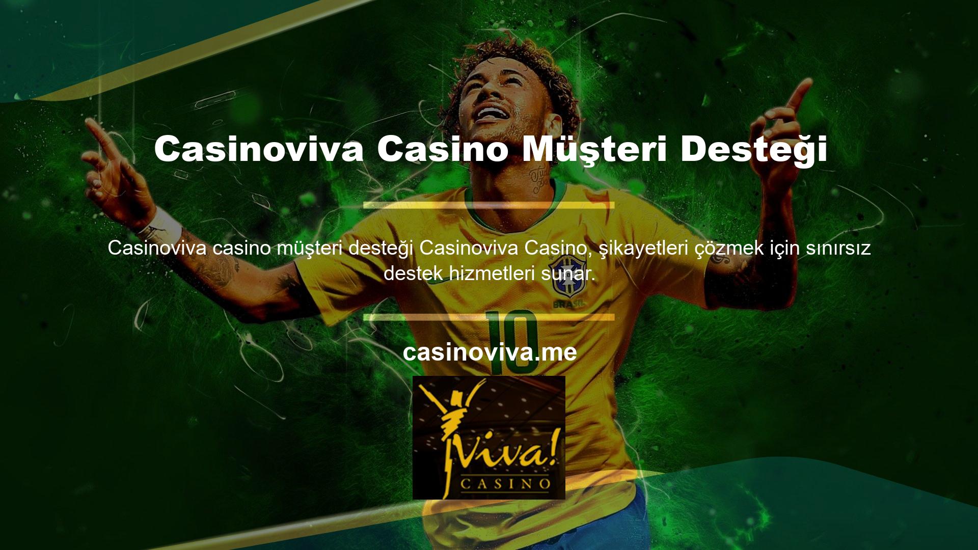 Casinoviva Casino Müşteri Desteği