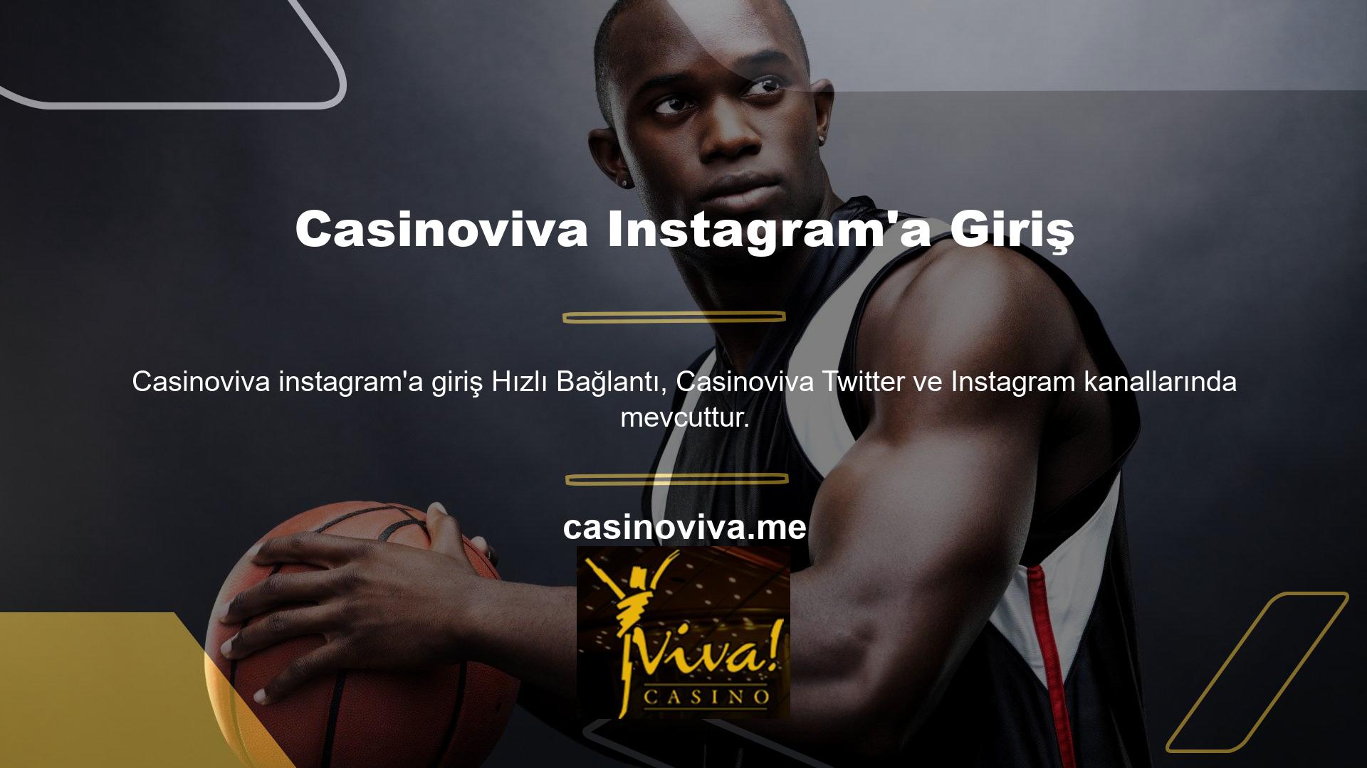 Casinoviva Instagram'a Giriş
