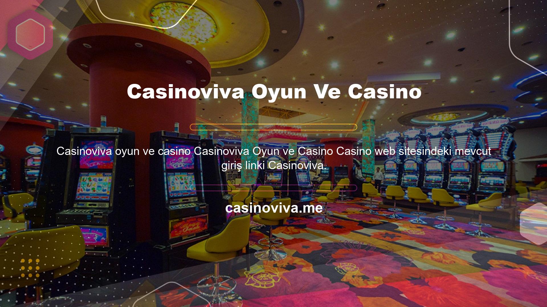 Casinoviva Oyun Ve Casino