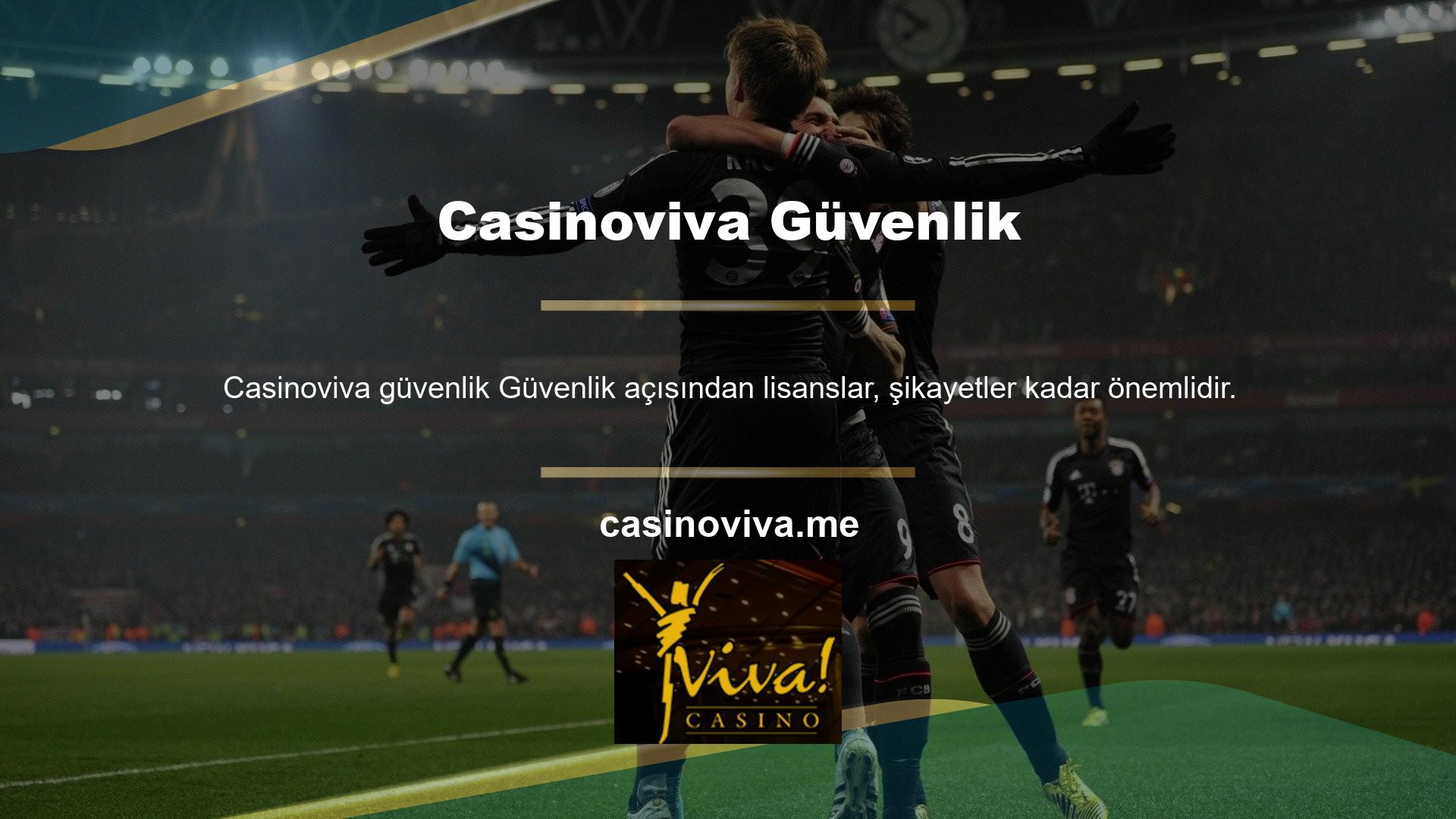 Çevrimiçi casino sitesi Casinoviva, oyunculara bu sorunun cevabını web sitelerindeki lisans bilgileri aracılığıyla sağlar