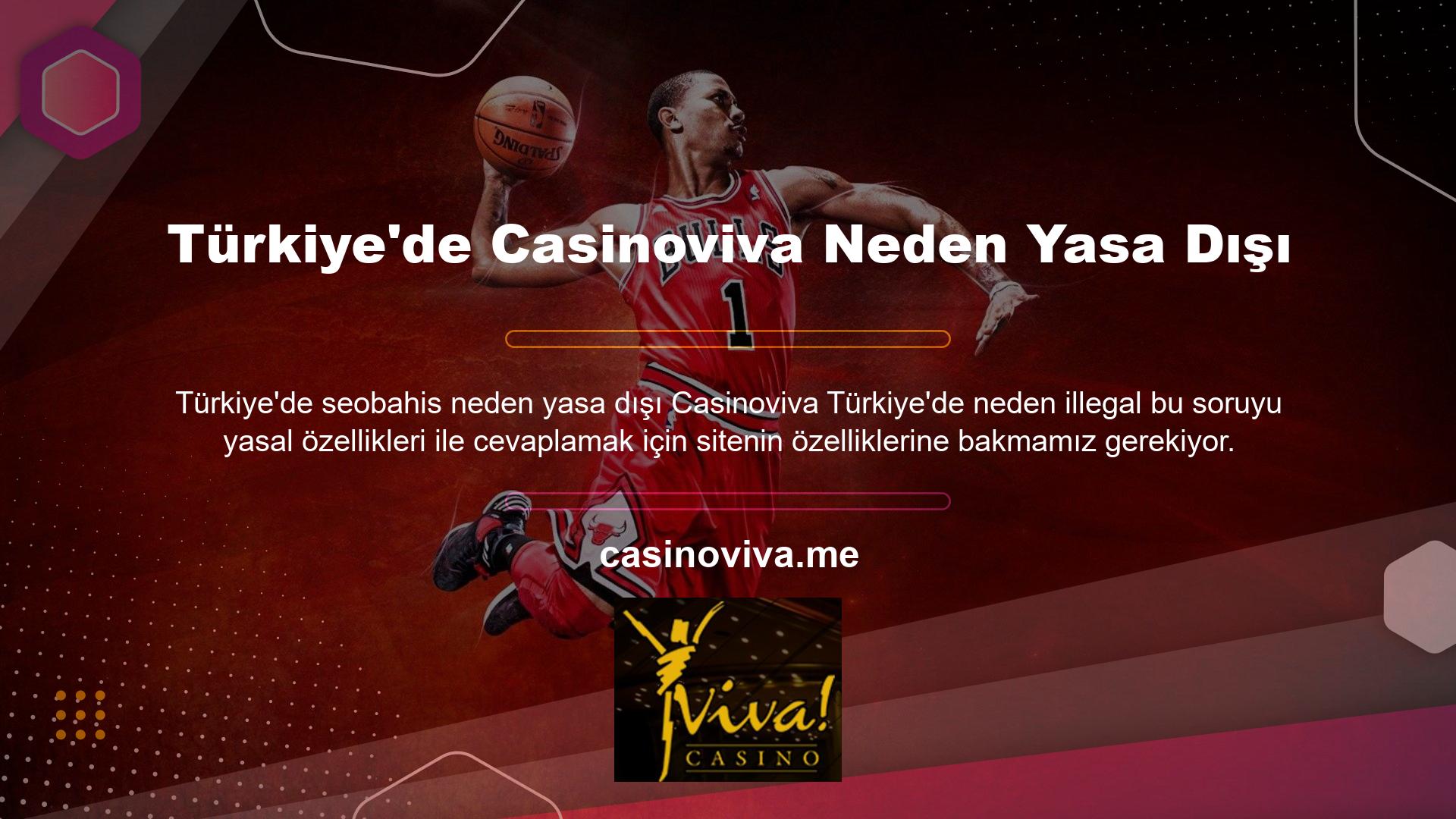 Casinoviva web sitesi Türkiye pazarında yasal olarak tanınmamakta ve uluslararası casino platformlarında yasal formaliteleri tamamlamış ve hizmet kabul etmiş bir şirket olarak tanınmaktadır