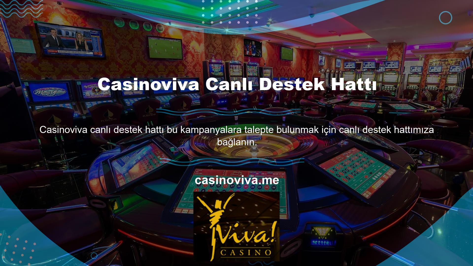 Casinoviva Canlı Yardım Masası, web sitesine yönelik çevrimiçi bir rehberdir