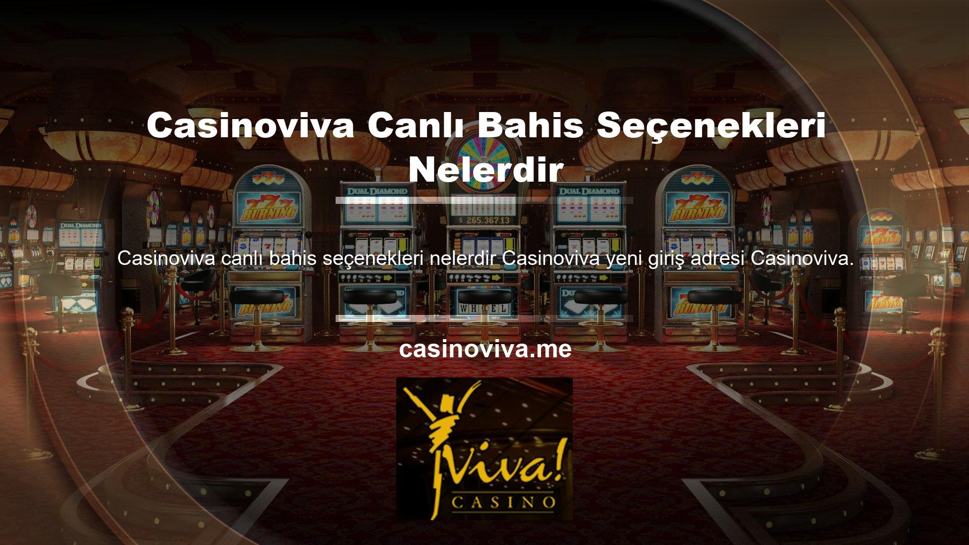 Casinoviva çevrimiçi canlı bahis platformu, daha önce erişilemeyen premium uygulamalar yaratarak üyelerinin gereksinimlerine cevap veren canlı bahis sitelerinden biri olarak kabul edilmektedir