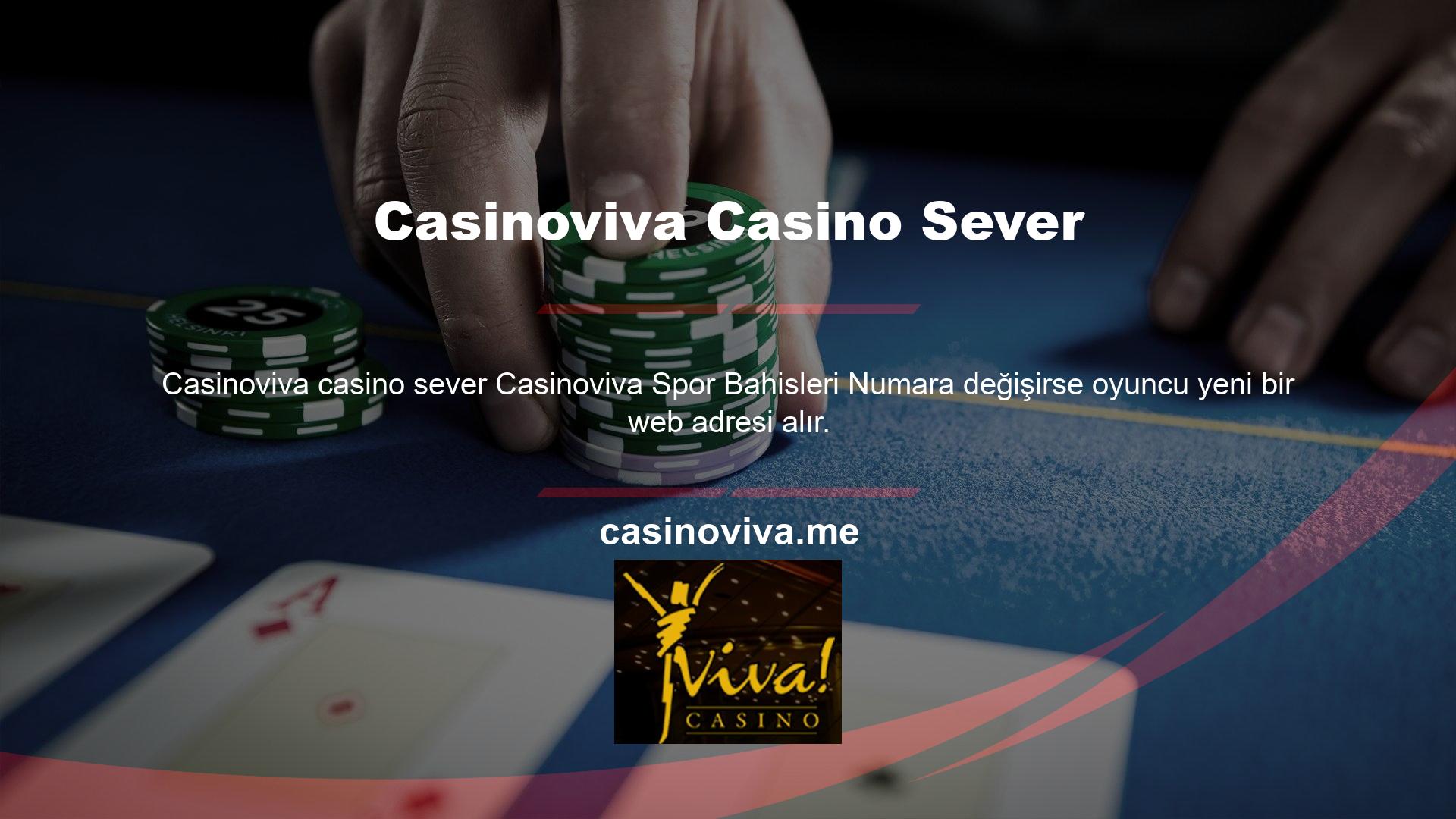 Casinoviva Gaming Sitesi yer değiştirebilen bir firmadır