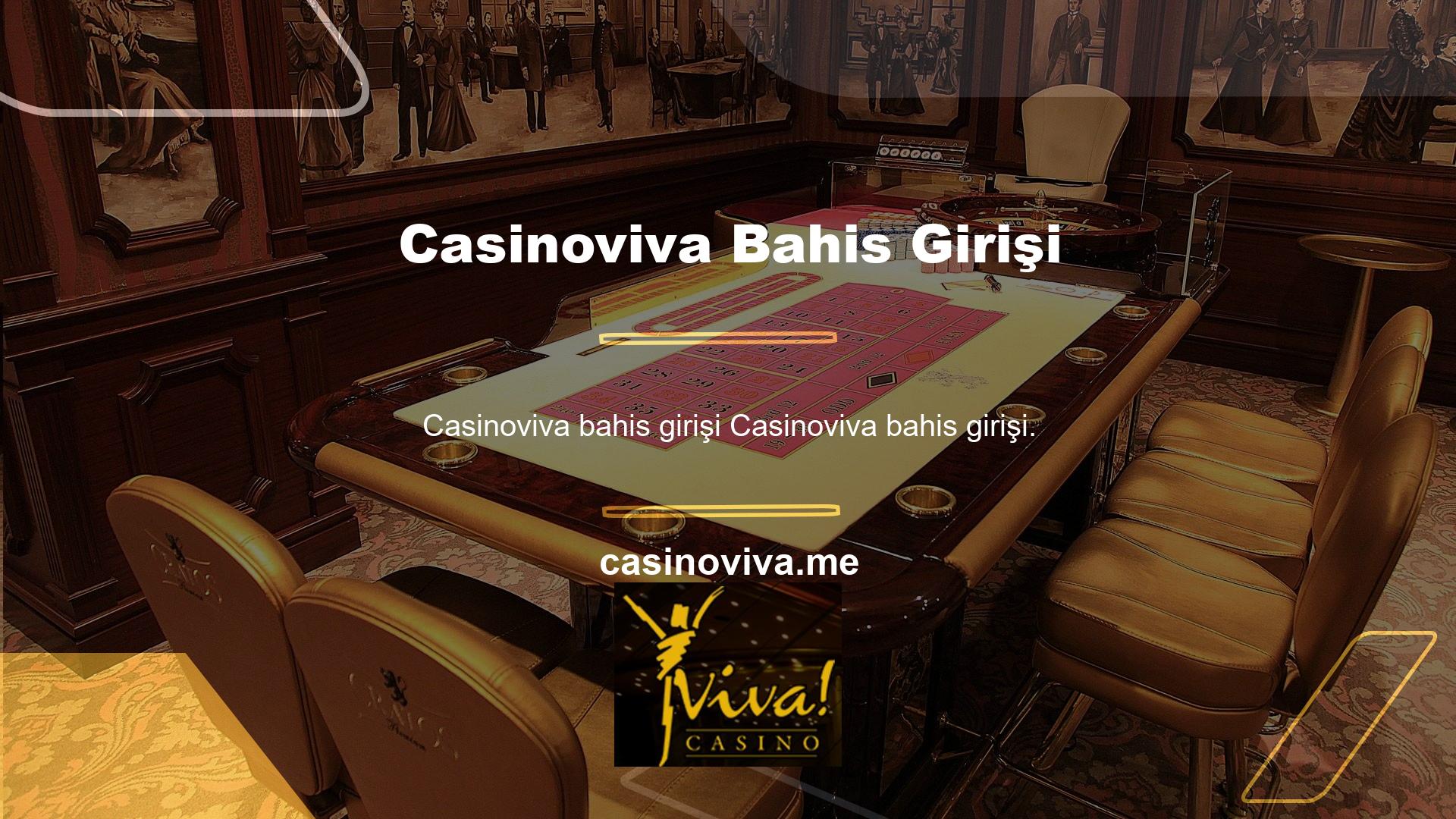 Casinoviva mevcut kayıt adresini çeşitli yerlerden duyurdu